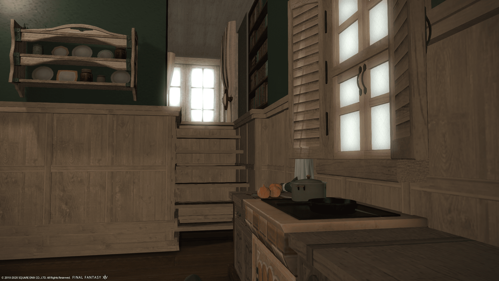 FFXIV Housing: Cozy Apartment with Loft Bedroom